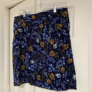 Skirt, Thin-wale corduroy